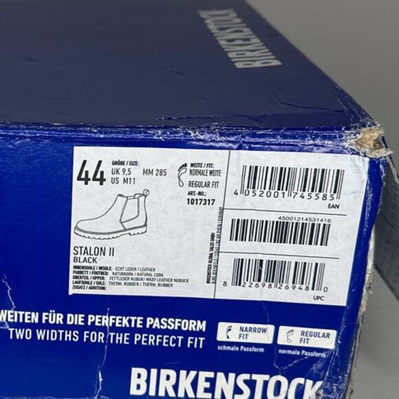 NEW Men’s Birkenstock Stalon II Black Leather Chelsea Boots US M11 Regular Fit - Picture 11 of 11